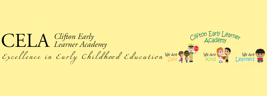 CELA Logo and Motto Excellence in Early Childhood Education